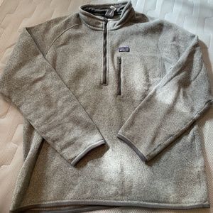 Patagonia Better Sweater, Half-zip, Men's XL, Gray